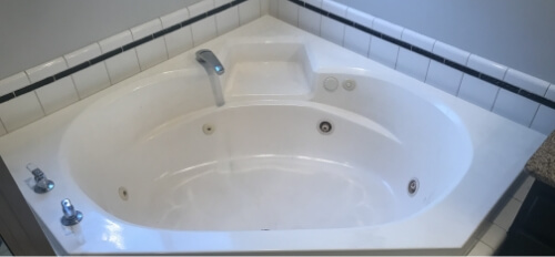 jetted tub before