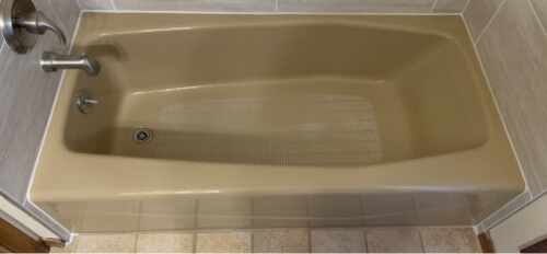 Tub before